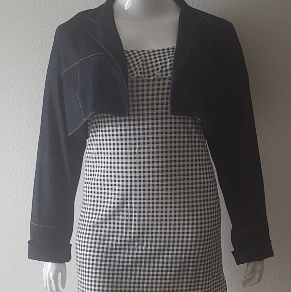 Black Gingham Sun Dress - Picture 3 of 5